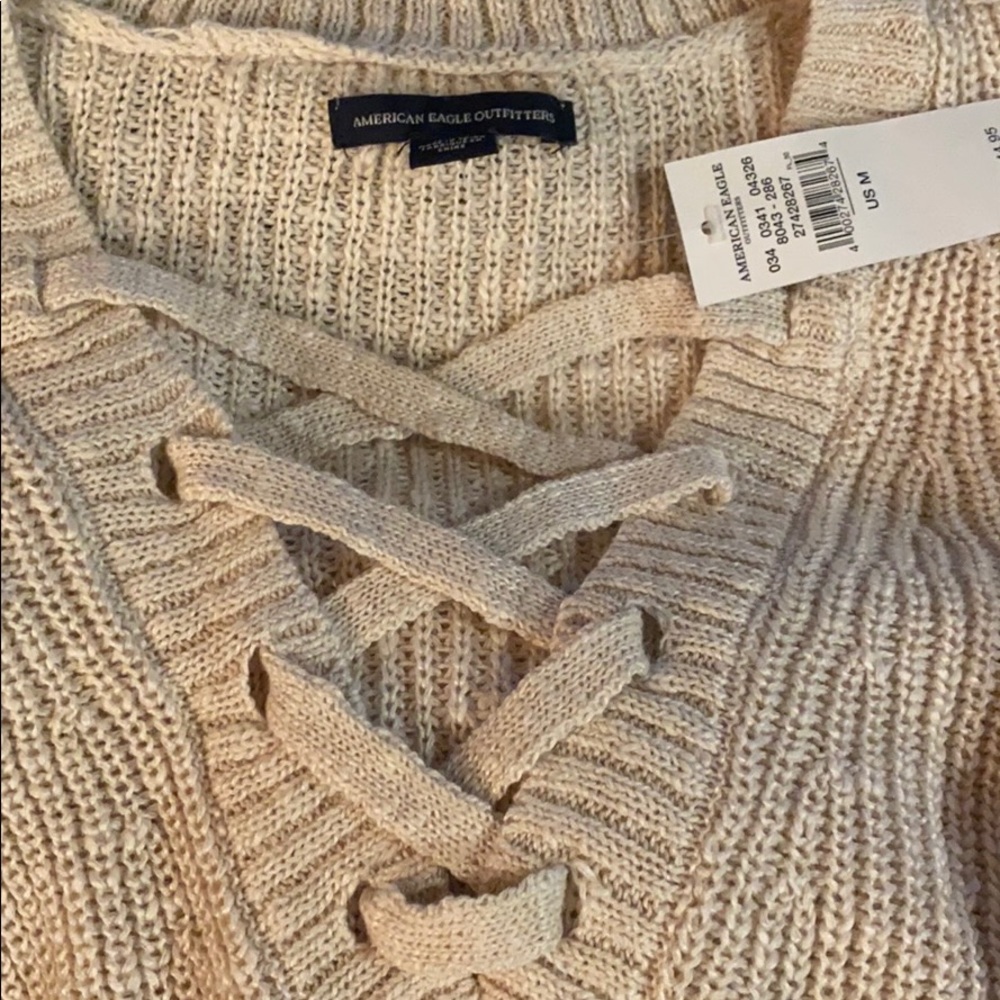 Strappy style sweater